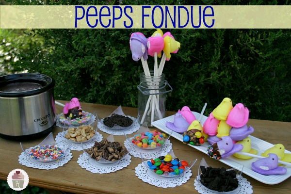 Peeps-Fondue party
