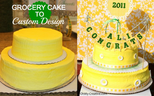 Grocery Cake to Custom Cake