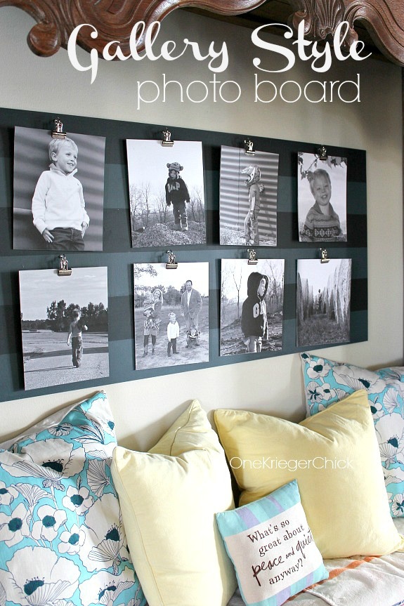 Striped-Gallery-Photo-board-with-reversible-photos-Awesome-idea