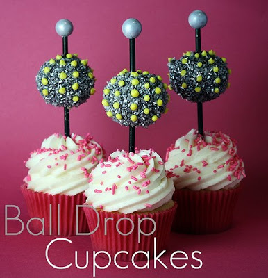 New Year’s Eve Ball Drop Cupcakes