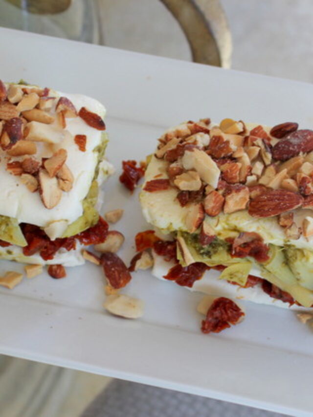 Layered Sundried Tomato and Artichoke Appetizer Story