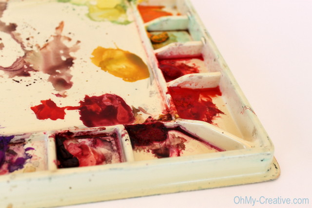 Watercolor Paint Tray