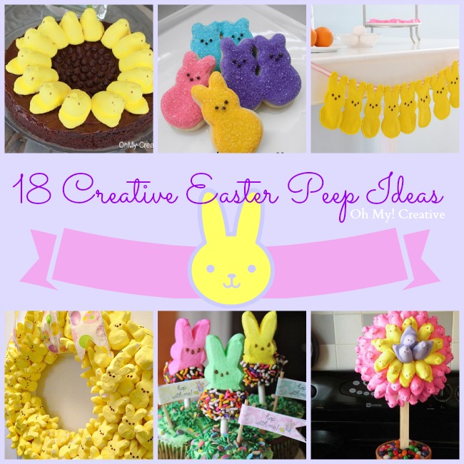 18 Creative Easter Peep Ideas - Easter Desserts, Easter Crafts