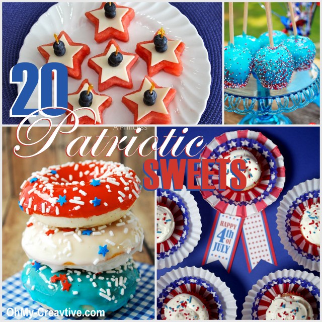 20 Patriotic Sweet Desserts | OHMY-CREATIVE.COM