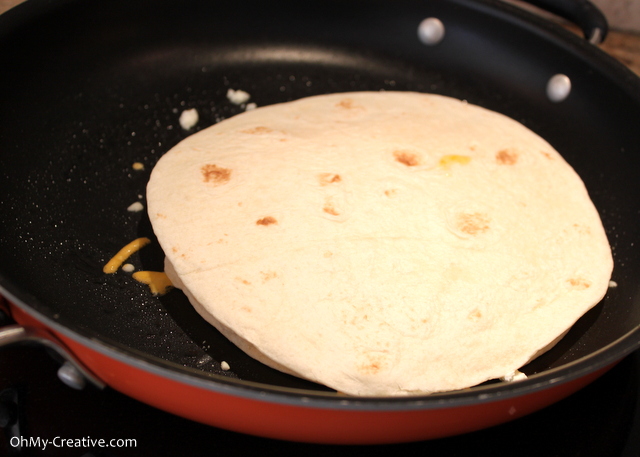 How to make a quesadilla