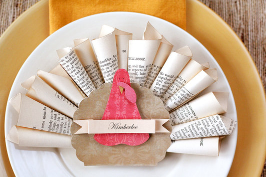Handmade Thanksgiving Place Cards And Table Ideas