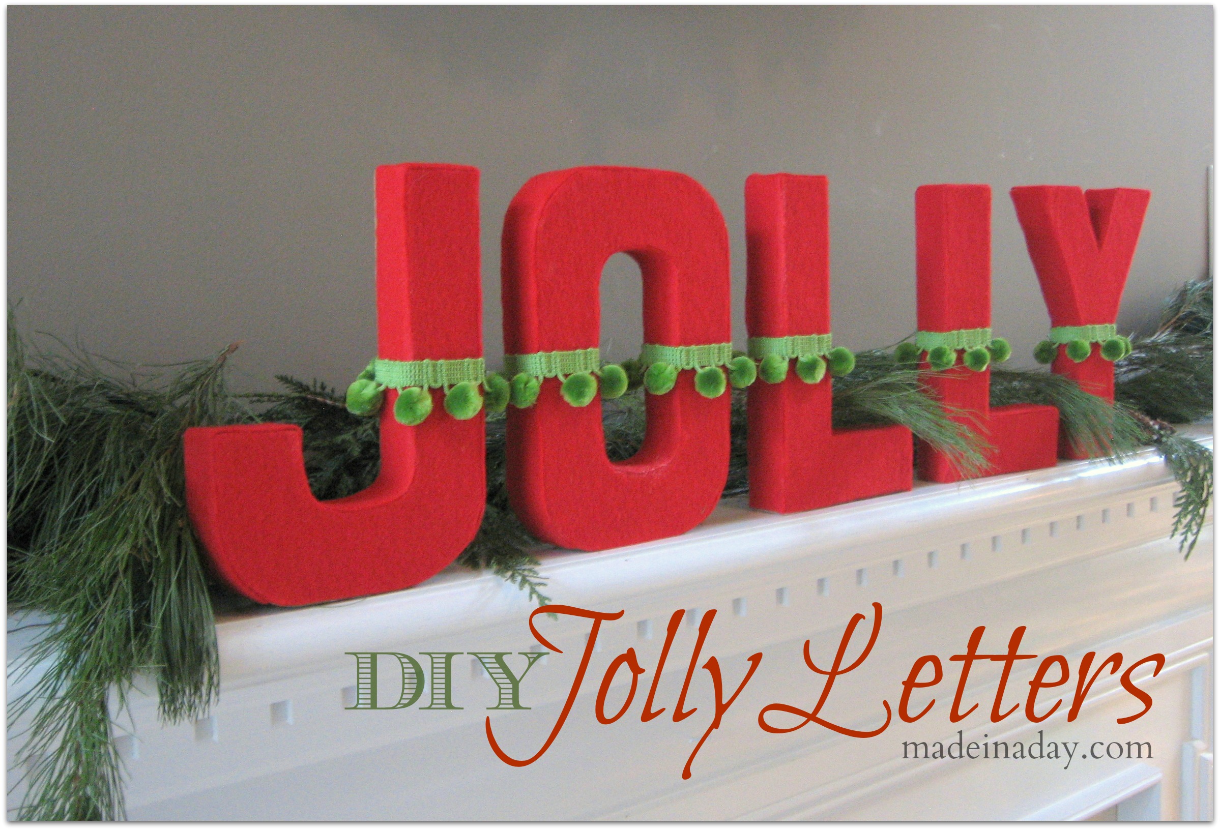 DIY Jolly Letters
