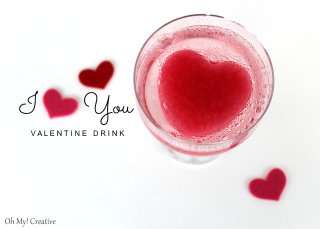 I Heart You Valentine’s Day Drink