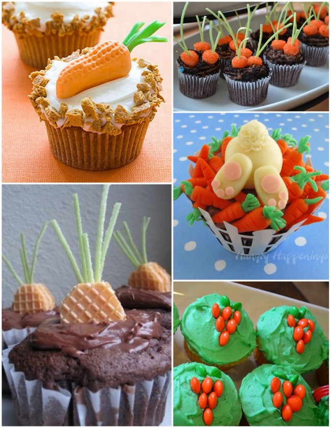 35+ Easter Carrot Crafts and Desserts! Including tasty desserts to crafts for the kids or to decorate the home! | OHMY-CREATIVE.COM #easterdecorations #easterdecor #eastercrafts #easterdesserts #carrotcrafts #carrotdesserts