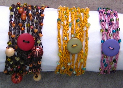DIY Colorful Hemp Bracelet 