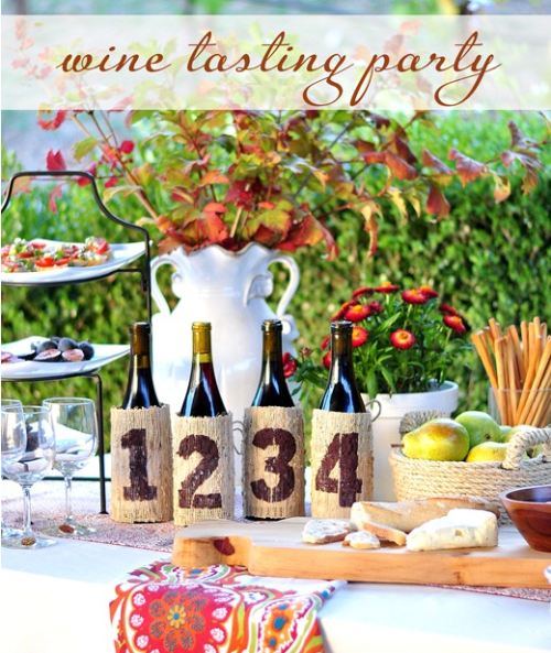 Wine Tasting Milestone Birthday Party 30th, 40th, 50th, 60th Birthdays