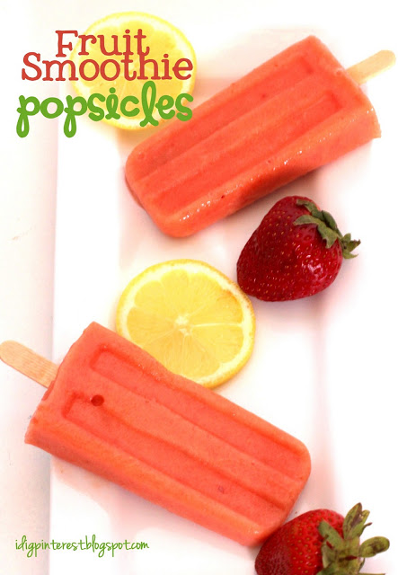 Fruit Smoothie Popsicles