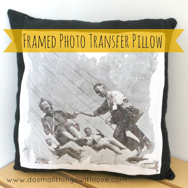 Father's Day photo transfer pillow