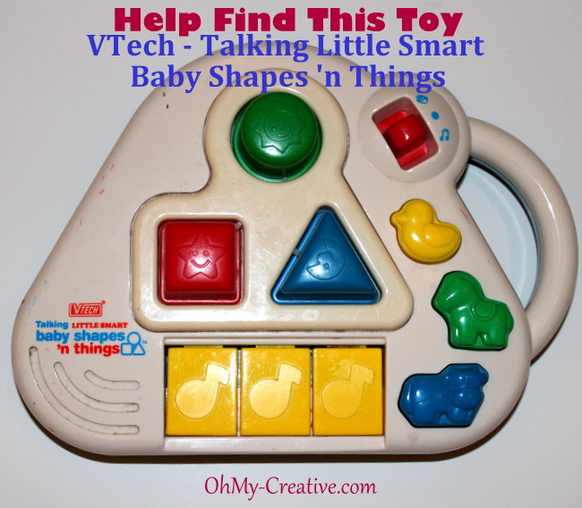 vtech talking smart baby shapes 'n things toy
