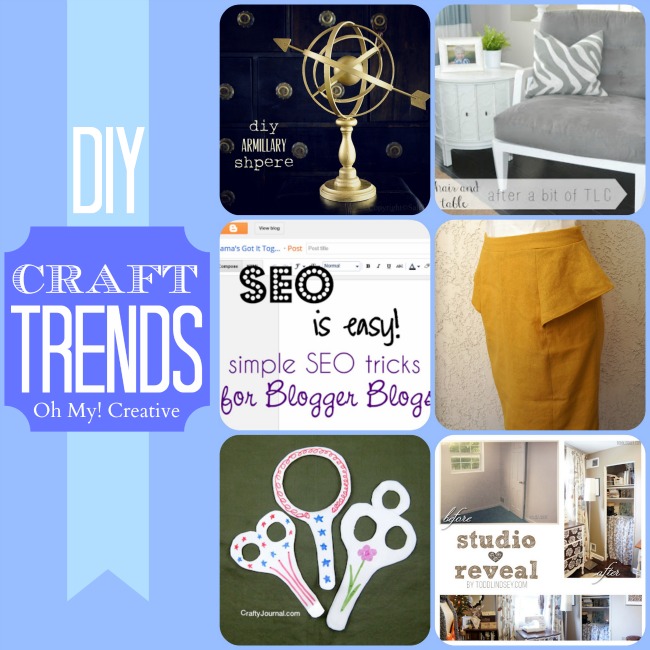DIY Craft Trends – Favorite Projects {Whimsy Wednesday}