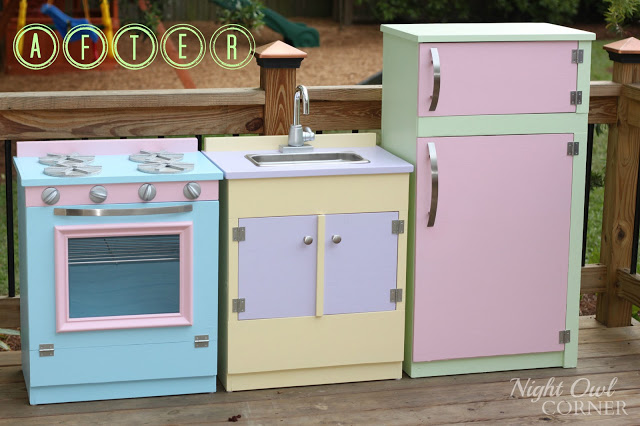 Upcycled Play Kitchen