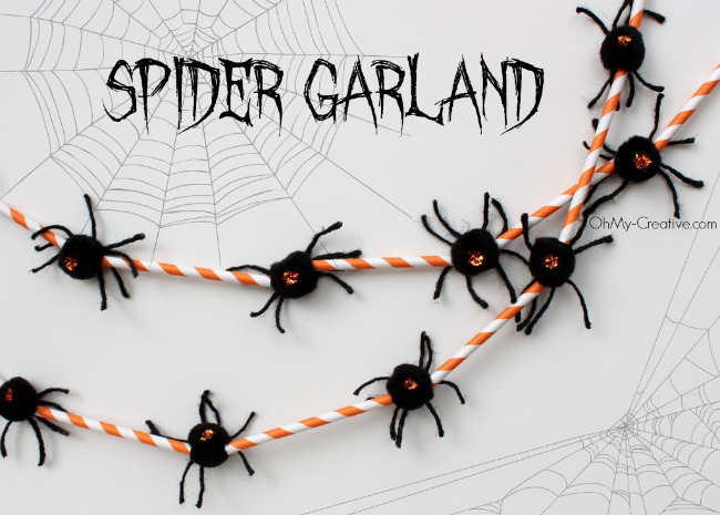 Not So Scary Spider Garland – Cute Halloween Decor