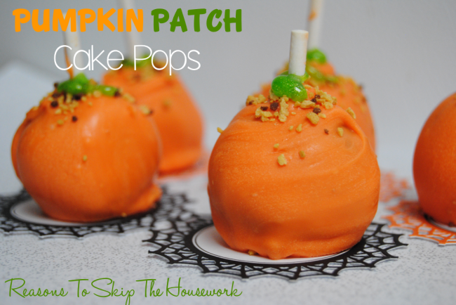 pumpkin-patch-cake-pops-Reasons-To-Skip-The-Housework