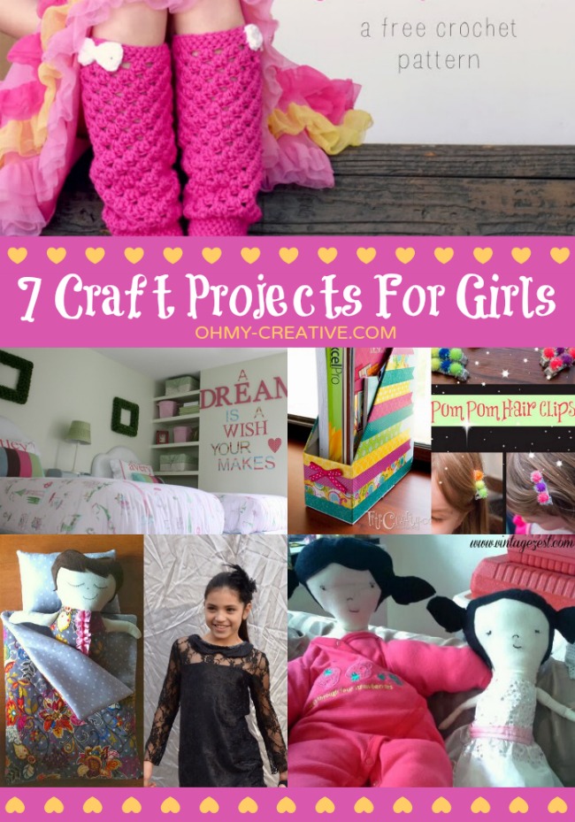 7 Craft Projects For Girls | OHY-CREATIVE.COM