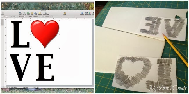 Love Valentine's Day Burlap Sign - MyLove2Create 