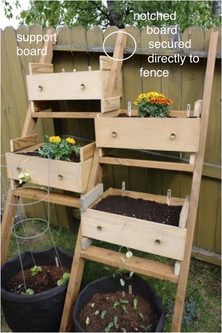 Garden Planter Made From Drawers