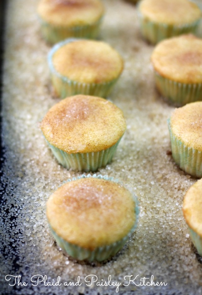These delicious Mini Snickerdoodle Muffins are quite possibly the easiest and tastiest little bite that you will ever pop in your mouth! Just like snickerdoodle cookies...heavenly! | OHMY-CREATIVE.COM
