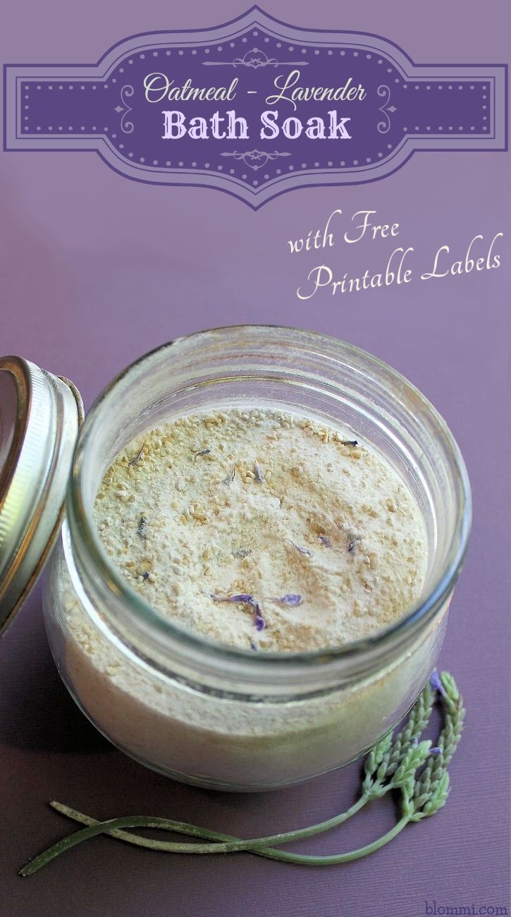 Oatmeal-Lavender-Bath-Soak-Recipe-with-Free-Printable-Labels
