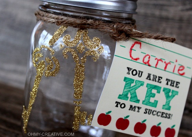 Teacher Appreciation Gift with Printable Tag
