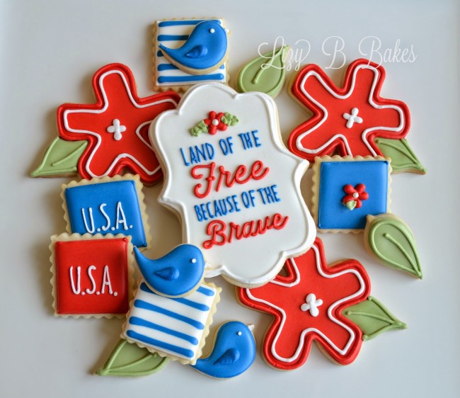 Patriotic Sugar cookies
