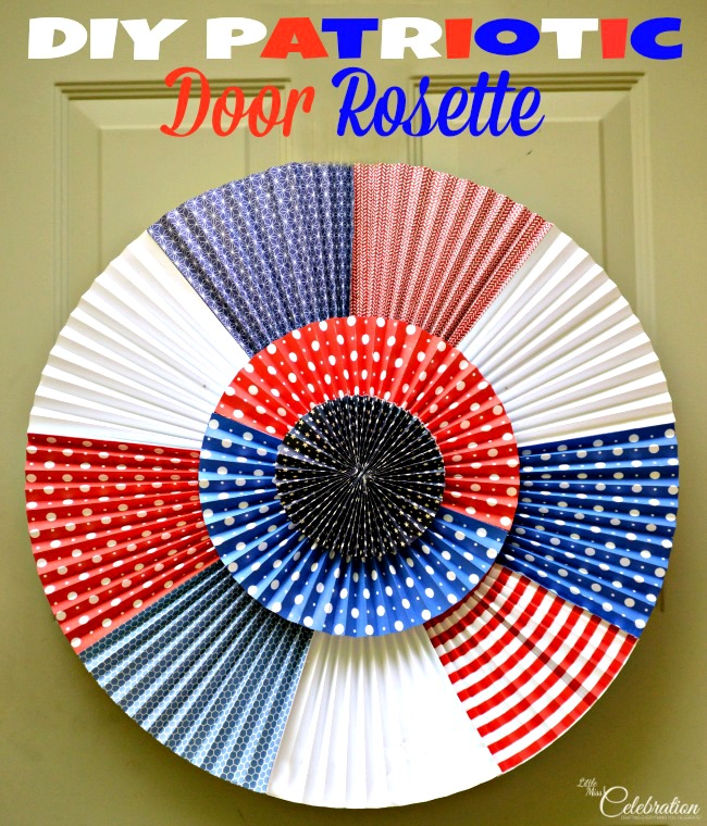 DIY Patriotic Door Rosette