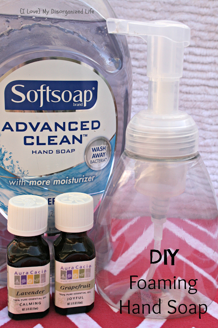 DIY Scented Foaming Hand Soap- {i love} my disorganized life