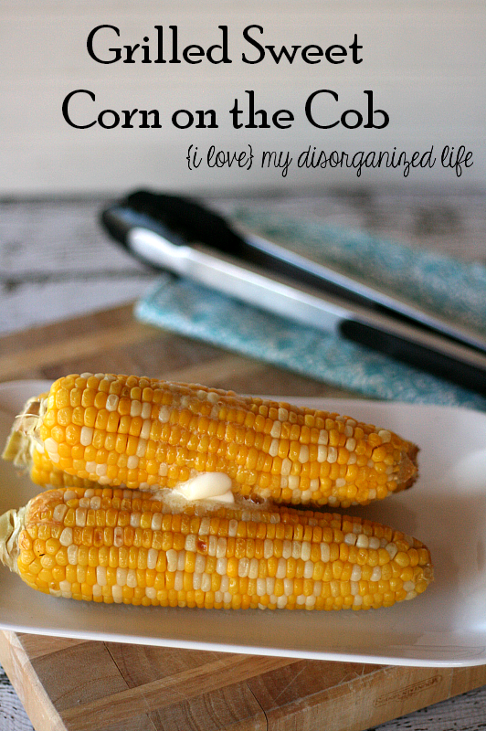 Grilled Sweet Corn on the Cob - Easy to throw together and quick cooking, this sweet corn is the perfect side for any BBQ