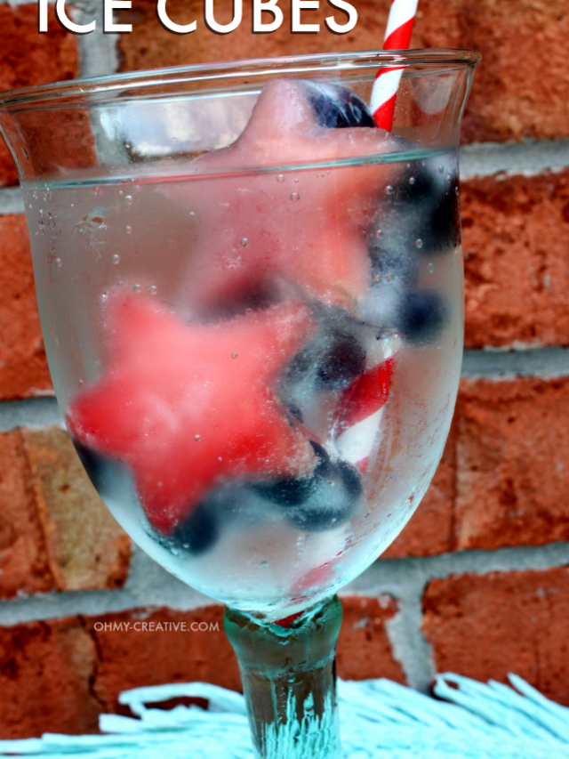 Fresh Fruit Watermelon Ice Cubes