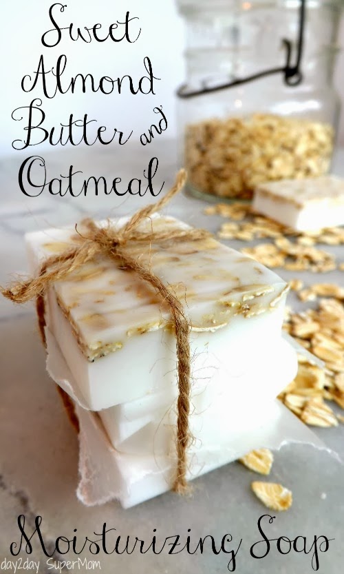 Sweet Almond Butter and Oatmeal Soap