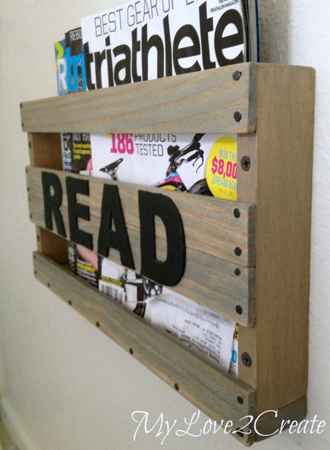 DIY Magazine Rack