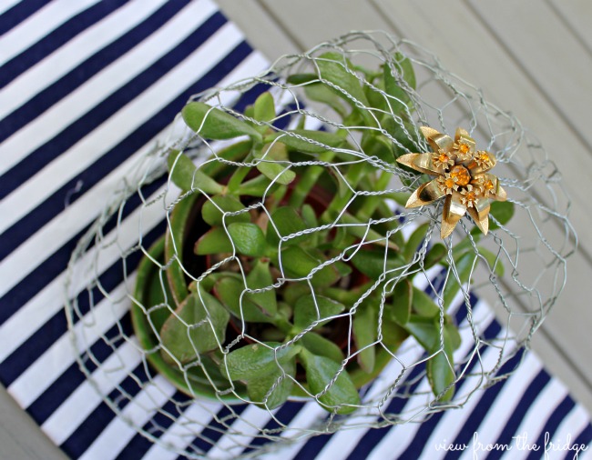DIY Wire Cloche  |  View From The Fridge