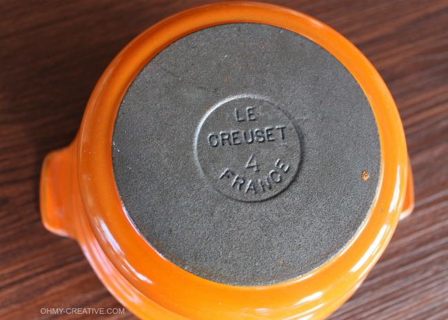 Le Creuset 4 France Flame Orange Cast Iron Bakeware