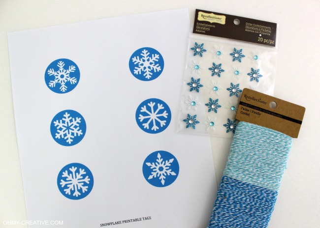 Free Snowflake Pintable and Disney Inspired Frozen Gift Idea | OHMY-CREATIVE.COM
