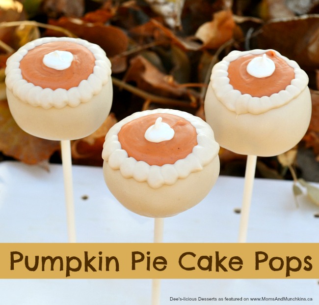 pumpkin pie cake pops
