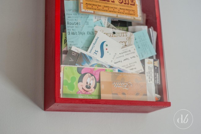 Collect and display treasured moments by creating a Ticket Stub Memory Box!