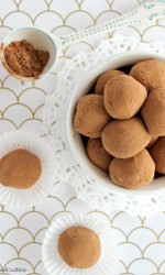 3 Ingredient Chocolate Truffles perfect for holiday entertaining or a cookie exchange!