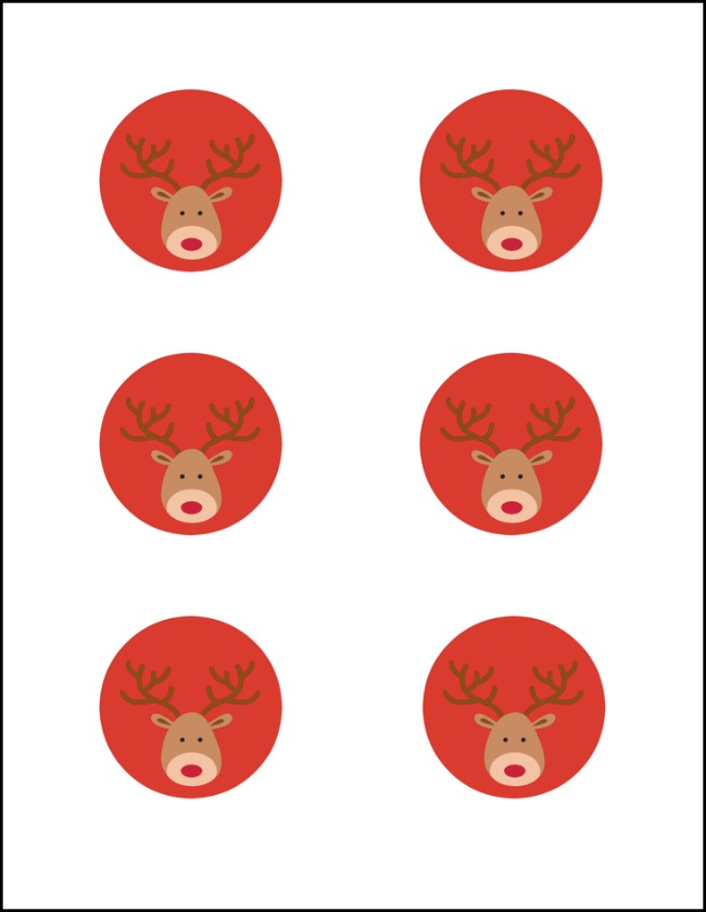 Reindeer Tag Free Printable | OHMY-CREATIVE.COM 5