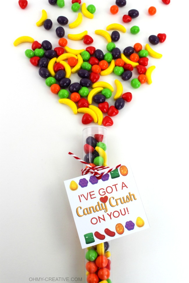 I've Got A Candy Crush On You Free Printable Gift Tag | OHMY-CREATIVE.COM