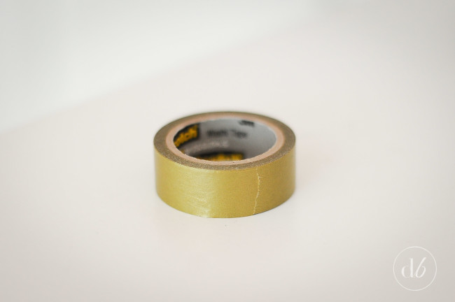 gold washi tape 