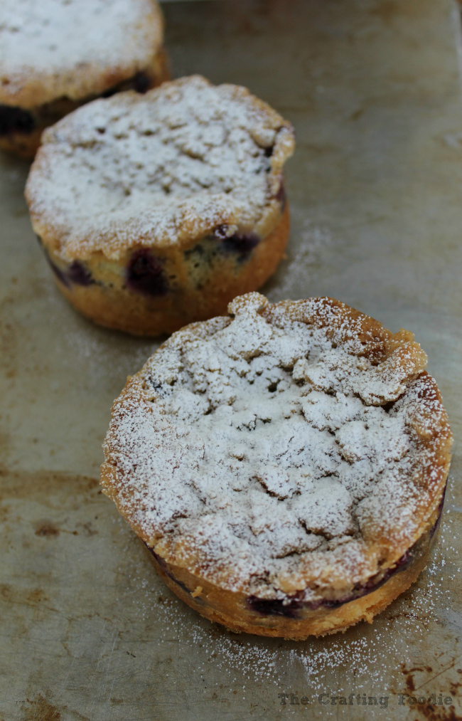 Mini-Blueberry Breakfast Cakes – Great For Brunch or Guests