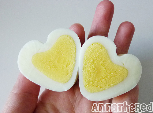 How to make Heart shaped Eggs