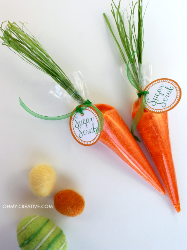 DIY Homemade Carrot Sugar Scrub