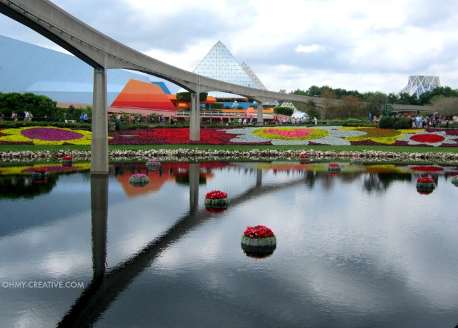 Monorail Epcot International Flower and Garden Festival   |  OHMY-CREATIVE.COM