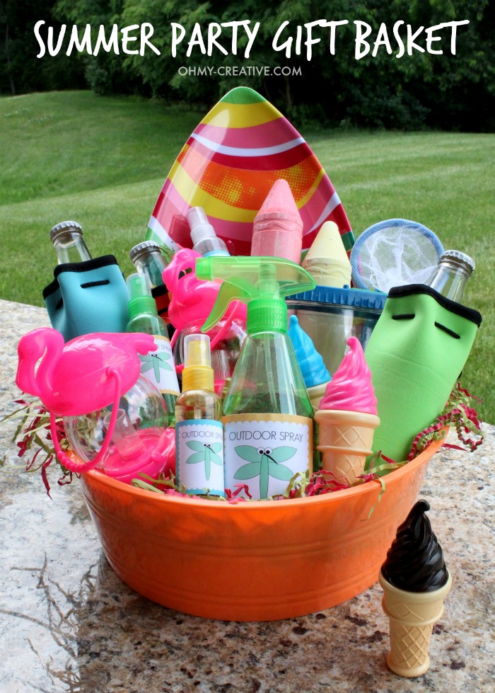 Summer Party Gift Basket
