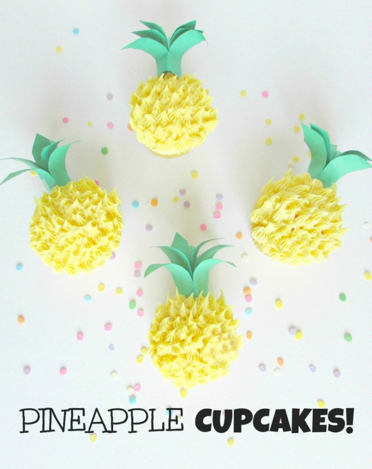 Pineapple Cupcakes